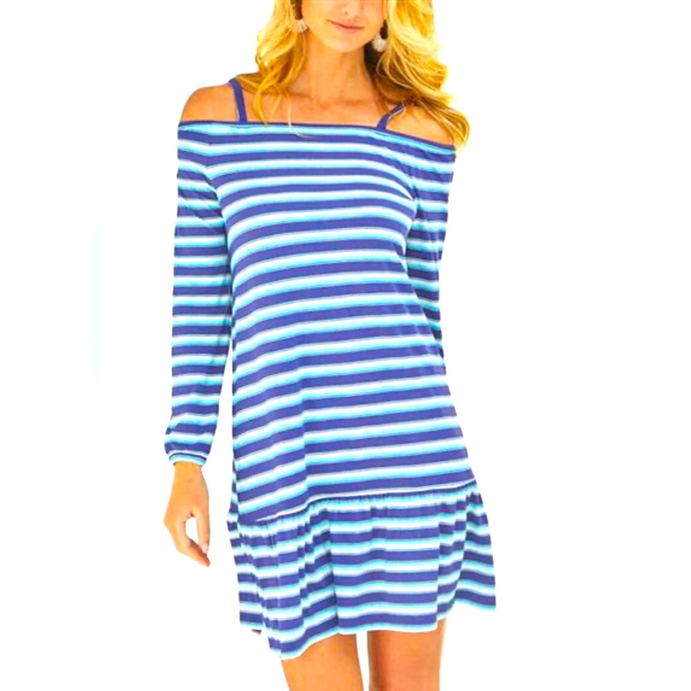Cabana Life - strappy off the shoulder dress.